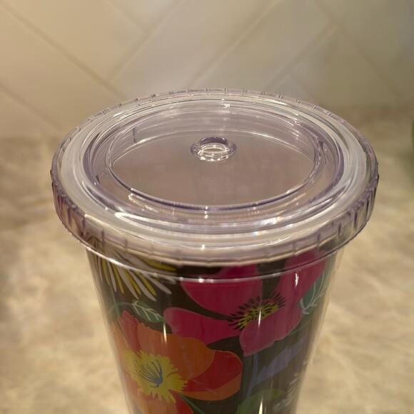 Vera Bradley Double Wall Tumbler with lid - Picture 4 of 5